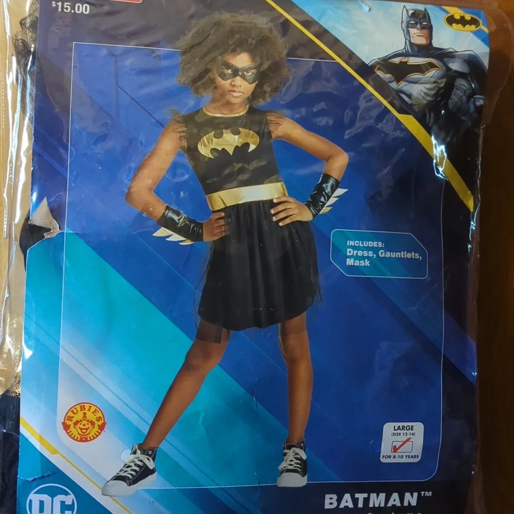 Rubie's Batman Halloween Child Costume Size Large (12-14) For 8-10 Years New. - Picture 4 of 4